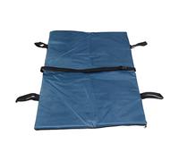 OVAQUIXI Dog Transport Stretcher Foldable Pet Emergency Rescue Stretcher Oxford Cloth Pearl Cotton 98 X 67cm with Safety Belt One Piece Handles for Dogs Cats Home Travel Clinic Use