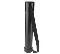 OVAQUIXI Drawing Storage Tube Black Extra-Thick Telescopic Art Portfolio for Poster and Blueprint Travel Storage, Expandable from 51.5cm to 86.5cm, Adjustable Painting Tube with Round Cover