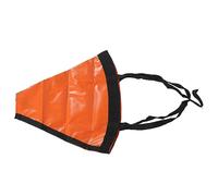 OVAQUIXI Drift Sock, High Visibility Wind Resistant Orange Sea Drogue for Marine Boats and Yachts (24 inch)