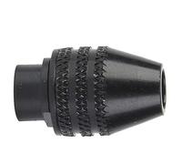 OVAQUIXI Drill Collet Adapter Chuck 8mm Thread Mini Three Jaw Drill Collet 18mm Length Replacement Chuck Adapter for Electric Grinder Flexible Shaft Press Accessories Users (Long Tail 8mm)