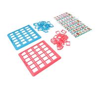 OVAQUIXI Educational Guessing Game Fun Intellectual Puzzle Children's Board Game for Parent-child Interaction, Plastic Logical Reasoning Toy for Children Over 3 Years Old, Suitable for Family (Red