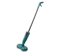 OVAQUIXI Electric Mop, Cordless Lightweight Mop with Water Spray, LED Headlight, 60 Mins Runtime for Hardwood and Tile Flooring (Green)