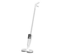 OVAQUIXI Electric Mop, Cordless Lightweight Mop with Water Spray, LED Headlight, 60 Mins Runtime for Hardwood and Tile Flooring (White)