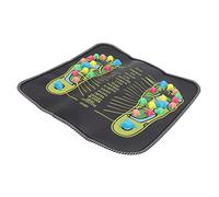 OVAQUIXI Foot Massage Mat Reflexology Mat Acupuncture with Adjustable Plastic Blocks and PP Material for Whole Body Blood Circulation Relief (35 * 35cm)