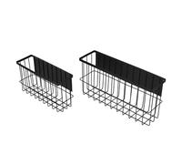 OVAQUIXI Fridge Lint Bin, Magnetic Mesh Storage Basket with Adhesive Tape for Refrigerator Organizer, Kitchen Bathroom Bedroom Office