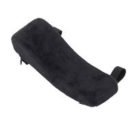 OVAQUIXI Gaming Chair Armrest Pad Durable Memory Foam Cover Relieve Pressure Armrest Elbow Pillow for Office Chair, Polyester Memory Foam, for Prolonged Sitting at The Office/Home (Black)