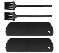 OVAQUIXI Garlic Peeler Tube Roller Set Food Grade Silicone Odor Free Quick Easy Peel Kitchen Tool with Cleaning Brushes for Peeling Garlic Without Touching