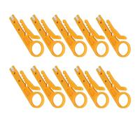 OVAQUIXI Hand Crimper Wire Stripper, ABS Stainless Steel, Wire Stripping Tool, Mini Stripper for Cat6 Cat5E Cable Diameter 5-6.2mm