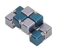 OVAQUIXI Hand Sensory Blocks to Relieve Anxiety, Stress and ADHD, Durable and Eco-Friendly Alloy Material, for Christmas, New Year (Blue Gray)