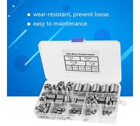 OVAQUIXI Helical Threaded Insert Kit 80pcs M3-M14 Stainless Steel for Stronger Connections in Low Strength Materials