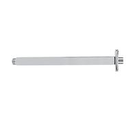OVAQUIXI High Bright Steel Shower Arm Tube: Roof Shower Head for The Bathroom, Comfortable Installation for an Occupied Professional Arm, Robust for Hotel Spa (16 Inch; Straight Pipe 6 Inch)
