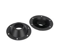 OVAQUIXI How to Attach a Table Base to a Camping Vehicle Durable Aluminum Table Base for a Camping Vehicle, Easy Install and Floor Mount, 2 Pieces. for Lovers, Black