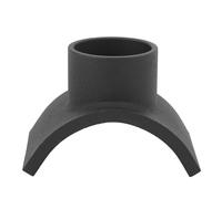 OVAQUIXI Hydraulic Bottle Jack Adapter Saddle, 20 Ton Capacity, 10.2 cm Compatible, Black