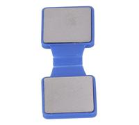 OVAQUIXI Ice Skate Blade Sharpener Double Sided Ceramic Grinder Coarse and Fine Grit Portable 23g Edge Sharpening Tool for Hockey Figure Skating Speed Skating