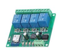OVAQUIXI IoT WiFi Remote Control Relay Module 4 Channel Inching Switch Board for Artificial Intelligence
