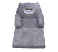 OVAQUIXI Kids Fold Out Couch, Soft Fabric and Sponge Material, 2 In1 Toddler Recliner for Reading and Relaxing (2 Tier)