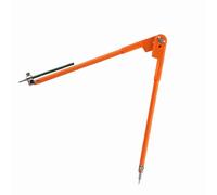 OVAQUIXI Large Compass, Adjustable Radius, Versatile Usage for Drawing Accurate Lines, Convenient Adjustment, Portable Design Ideal for On-The-Go Woodworking, Made of No.45 Steel and Zinc (2)