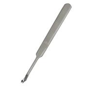 OVAQUIXI Leather Groover Tool, Stainless Steel Edge Beveler for Precision Leather Craft, Small V and U Types for Beginners and Projects (Stainless Steel)