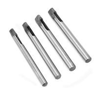 OVAQUIXI Leather Hole Punch Set 4mm Oval Eyelet Tool | High Carbon Steel Punch Tool, 4 Sizes 6x4mm to 9x4mm, for Leather Crafts and Bags, Hand Puncher