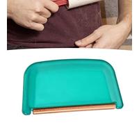 OVAQUIXI Lint Remover, Manual Fabric Shaver with Copper Blade for Sweater | Wool Comb for Knitwear, Portable Clothing Care Tool, Compact Travel Size, Durable Plastic and Copper