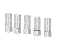 OVAQUIXI Locking Grease Coupler Stable and Durable Gun Accessory for Equipment Maintenance 5Pcs Grease Gun Nozzle for Mechanical Processing