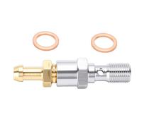 OVAQUIXI M10 X 1.00 Bleed Screw For Motorcycle Brake Caliper - High Strength Bleeder Screw With Dust Cap