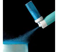 OVAQUIXI Manual Cake Airbrush Pump, DIY Bakers Icing Color Tool for Family Store, Home Baking Plastic 24.5 X 12cm, for Bakers 1 * Manual Cake Airbrush Pump (Blue)