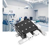 OVAQUIXI Manual Linear Motion Sliding Table XY Axes Trimming Platform for and Optical Use 60x60mm