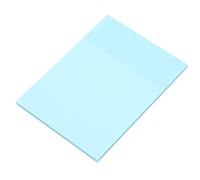 OVAQUIXI Memo Pad PET Translucent Note Pads 50 Sheets 3.7 X 2.8 in Self Adhesive Memo Pad Thick Writing Paper for Students School Office Home Reading Notes (Blue (50 photos))