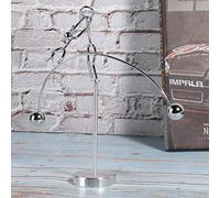 OVAQUIXI Metal Balancing Pendulum 2-People Dancing Couple Sculpture Abstract Modern Office Desk Decor with Smooth Surface for Stress Relief Gift Home Collection