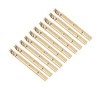 OVAQUIXI Metal Spring Test Probe Sleeve Red Copper Test Probe Bushing Set R156 4S 2.75mm Drill Size 30mm Length for Electronic Parameter Component Testing Technicians