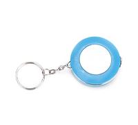 OVAQUIXI Mini Retractable Soft Tape Measure with Clear Scales and Button Retraction for Body Sewing and Crafting (Blue)