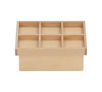 OVAQUIXI Mini Vegetable Fruit Stand, Exquisite Dollhouse Accessories, for Birthday and Christmas, Birch Material, Ideal for Shop and Kitchen Decoration (Wood Color)