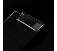 OVAQUIXI Monitor Memo Board Acrylic Computer Screen Memo Pad Holder Note Organizer with Phone Holder Cable Hole for Sticky Notes Reminders Schedule Meeting Notes (Left Side)
