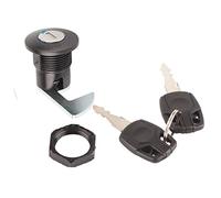 OVAQUIXI Motorcycle Fitting Tail Lock, Aluminum Plastic Storage Trunk Lock for Scooters, Easy Install, Durable Performance, Universal Application (B Short Hook)