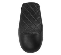 OVAQUIXI Motorcycle One Piece Seat, Artificial Leather Motorcycle Saddle with Thick Cushion Hump Design, 20.3 X 7.1 X 3.15 in, Brackets, for Cafe Racer Street Riding CB G Series (Rectangle)