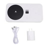 OVAQUIXI Mug Warmer with Charger, 3 Heat Settings 8H Auto Shut Off Electric Beverage Warmer Plate, with Phone Charging, for Office Home Travel