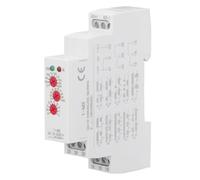 OVAQUIXI Multifunction Time Relay High Performance Chip Technology, Easy DIN Rail Installation, Wide Time Delay Range, DIN Rail Mount 0.1s-10 Days Adjustable with AC DC 12-240V for