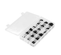 OVAQUIXI NBR O Ring Assortment Sealing Washers Kit 18 Sizes 225 Pieces Nitrile Rubber Gasket Replacement for Mechanical Car Repair Plumbing Jewelry Making and Loose Ring Filler