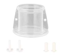 OVAQUIXI Neck Collar, Acrylic Protective Cover for Birds, Adjustable Size, Feather Plucking Prevention and Wound Healing Aid for Pet Birds (S outer diameter 4.8 inner diameter 3.3)