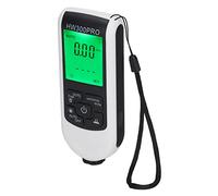 OVAQUIXI Paint Thickness Meter Coating Thickness Gauge Digital LCD Display with 0-2000um Range Auto Substrate Detection for Automotive Paint Metal Coating Measurement (White)