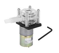 OVAQUIXI Peristaltic Pump, Liquid Transfer Pump with Hand Tightened Cover, Quick Disassembly, Stainless Steel Screws, Silent Wheel Frame, Adjustable Speed DC Motor, 12V