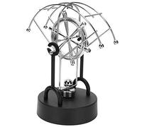OVAQUIXI Perpetual Motion Toy, Fan Shaped Magnetic Swing Desk Gadget for Physics Science Demonstration, for Home Decor Gift