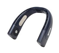 OVAQUIXI Personal USB Rescue Collar Fan Without Light Refrigerator Leaf Sheet (Blue)