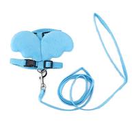 OVAQUIXI Pet Harness Leash Set Adjustable Nylon Webbing Duck Harness and Leash Elastic Breathable Outdoor Training Traction Rope for Chickens Ducks Geese Small Pets (S)
