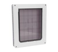 OVAQUIXI Plastic Pet Door, Durable Interior Exterior Cat Flap