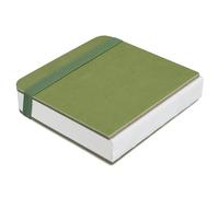 OVAQUIXI Pocket Watercolor Sketchbook, Mini Portable 10 X 10cm Art Journal with 300gsm Thick Paper for Watercolor Pencils Charcoal Graphite (Green)