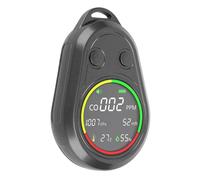 OVAQUIXI Portable Outdoor Air Quality Tester 5 in 1 Convenient Design Real-Time Data Monitoring, Altimeter Barometer Thermometer CO Detector for Exploration