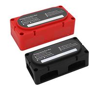 OVAQUIXI Power Distribution Block, 300A Battery Bus Bar with Modular Design for 12V-48V Cars RVs Boats