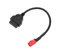OVAQUIXI Professional OBD Cable for Motorcycle, Plastic 16Pin to 6Pin Adapter, Compact Motorcycle Diagnostic Tool for Easy On-the-Go Use